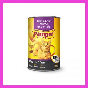 Pamper Cuts in Jelly Beef & Liver 385g
