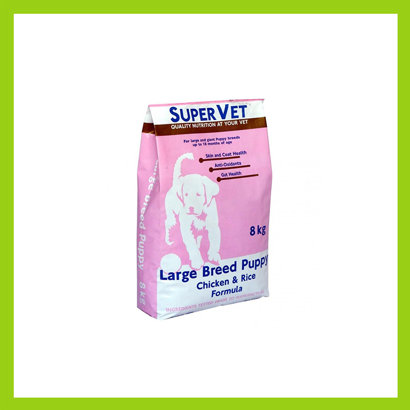 Super Vet Large Breed Puppy Dog Food Pink Pack Cruzin